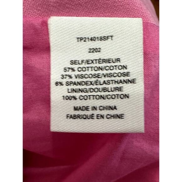 Derek Lam 10 Crosby Bellamy Pink Button A Line Mini Skirt Pockets 2 - Picture 2 of 2